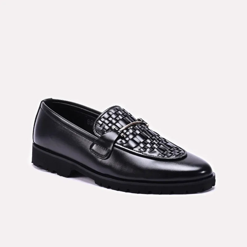 Black Exotic Formal Shoes 0111330