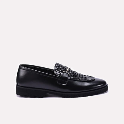 Black Exotic Formal Shoes 0111330